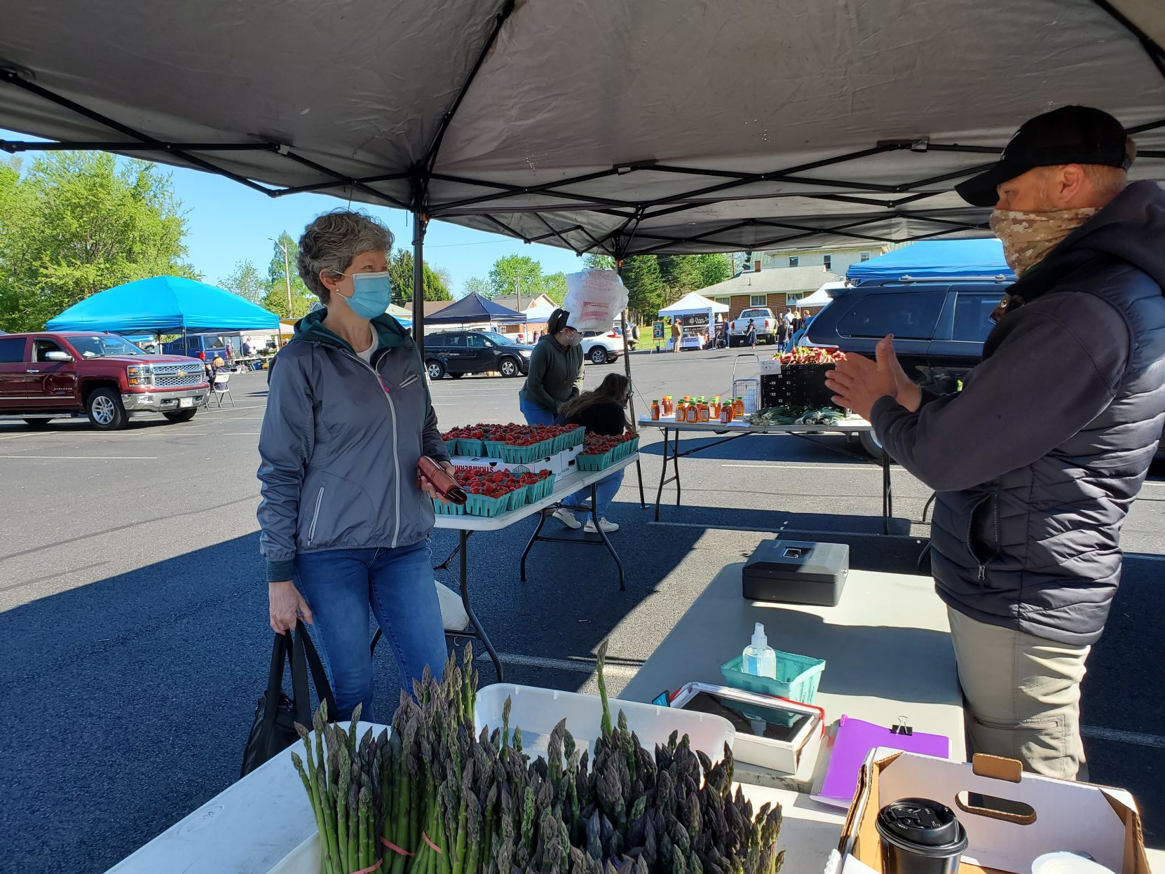Farmers Market Culpeper 1st day 2021